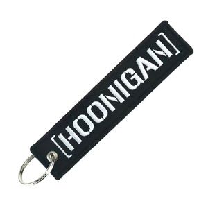 Hoonigan Embroidered Keyring for keychains